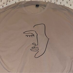 artistic beige shirt